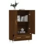 Hohes Sideboard aus Holzwerkstoff, braune Eiche, 69,5 x 31 x 115 cm von vidaXL, Sideboards - Ref: Foro24-828219, Preis: 88,79...