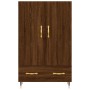 Aparador alto madera de ingeniería roble marrón 69,5x31x115 cm de vidaXL, Aparadores - Ref: Foro24-828219, Precio: 89,94 €, D...