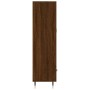 Aparador alto madera de ingeniería roble marrón 69,5x31x115 cm de vidaXL, Aparadores - Ref: Foro24-828219, Precio: 89,94 €, D...
