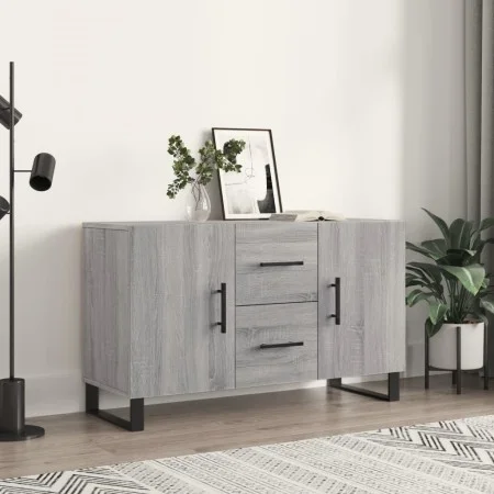 Sonoma gray engineered wood sideboard 100x36x60 cm by vidaXL, Sideboards - Ref: Foro24-828202, Price: 117,44 €, Discount: %