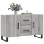 Sonoma gray engineered wood sideboard 100x36x60 cm by vidaXL, Sideboards - Ref: Foro24-828202, Price: 117,44 €, Discount: %