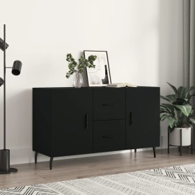 Schwarzes Sideboard aus Holzwerkstoff, 100 x 36 x 60 cm von vidaXL, Sideboards - Ref: Foro24-828189, Preis: 89,56 €, Rabatt: %