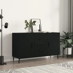 Schwarzes Sideboard aus Holzwerkstoff, 100 x 36 x 60 cm von vidaXL, Sideboards - Ref: Foro24-828189, Preis: 87,41 €, Rabatt: %