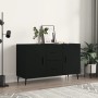 Schwarzes Sideboard aus Holzwerkstoff, 100 x 36 x 60 cm von vidaXL, Sideboards - Ref: Foro24-828189, Preis: 89,56 €, Rabatt: %