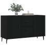 Schwarzes Sideboard aus Holzwerkstoff, 100 x 36 x 60 cm von vidaXL, Sideboards - Ref: Foro24-828189, Preis: 89,56 €, Rabatt: %