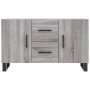 Aparador de madera de ingeniería gris Sonoma 100x36x60 cm de vidaXL, Aparadores - Ref: Foro24-828202, Precio: 119,33 €, Descu...