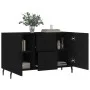 Aparador de madera de ingeniería negro 100x36x60 cm de vidaXL, Aparadores - Ref: Foro24-828189, Precio: 87,01 €, Descuento: %