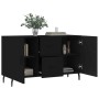 Schwarzes Sideboard aus Holzwerkstoff, 100 x 36 x 60 cm von vidaXL, Sideboards - Ref: Foro24-828189, Preis: 89,56 €, Rabatt: %