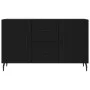 Aparador de madera de ingeniería negro 100x36x60 cm de vidaXL, Aparadores - Ref: Foro24-828189, Precio: 87,01 €, Descuento: %