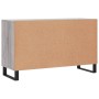 Aparador de madera de ingeniería gris Sonoma 100x36x60 cm de vidaXL, Aparadores - Ref: Foro24-828202, Precio: 119,33 €, Descu...