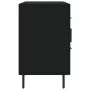 Aparador de madera de ingeniería negro 100x36x60 cm de vidaXL, Aparadores - Ref: Foro24-828189, Precio: 87,01 €, Descuento: %