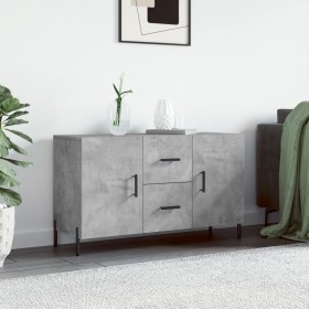 Betongraues Sideboard aus Holzwerkstoff, 100 x 36 x 60 cm von vidaXL, Sideboards - Ref: Foro24-828184, Preis: 104,76 €, Rabat...