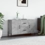 Aparador de madera de ingeniería gris hormigón 100x36x60 cm de vidaXL, Aparadores - Ref: Foro24-828184, Precio: 104,68 €, Des...