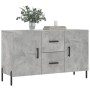 Aparador de madera de ingeniería gris hormigón 100x36x60 cm de vidaXL, Aparadores - Ref: Foro24-828184, Precio: 104,68 €, Des...