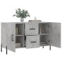 Aparador de madera de ingeniería gris hormigón 100x36x60 cm de vidaXL, Aparadores - Ref: Foro24-828184, Precio: 104,68 €, Des...