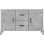 Aparador de madera de ingeniería gris hormigón 100x36x60 cm de vidaXL, Aparadores - Ref: Foro24-828184, Precio: 104,68 €, Des...