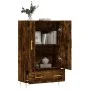 Tall sideboard engineered wood smoked oak 69.5x31x115 cm by vidaXL, Sideboards - Ref: Foro24-828225, Price: 85,01 €, Discount: %