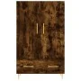 Tall sideboard engineered wood smoked oak 69.5x31x115 cm by vidaXL, Sideboards - Ref: Foro24-828225, Price: 85,01 €, Discount: %