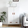 High white engineered wood sideboard 69.5x31x115 cm by vidaXL, Sideboards - Ref: Foro24-828204, Price: 89,52 €, Discount: %