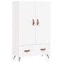 Weißes hohes Sideboard aus Holzwerkstoff, 69,5 x 31 x 115 cm von vidaXL, Sideboards - Ref: Foro24-828204, Preis: 89,52 €, Rab...