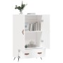 Weißes hohes Sideboard aus Holzwerkstoff, 69,5 x 31 x 115 cm von vidaXL, Sideboards - Ref: Foro24-828204, Preis: 89,52 €, Rab...