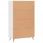 High white engineered wood sideboard 69.5x31x115 cm by vidaXL, Sideboards - Ref: Foro24-828204, Price: 88,43 €, Discount: %