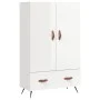 Aparador alto madera de ingeniería blanco brillo 69,5x31x115 cm de vidaXL, Aparadores - Ref: Foro24-828206, Precio: 90,62 €, ...