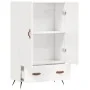 Aparador alto madera de ingeniería blanco brillo 69,5x31x115 cm de vidaXL, Aparadores - Ref: Foro24-828206, Precio: 90,62 €, ...