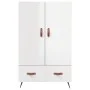 Aparador alto madera de ingeniería blanco brillo 69,5x31x115 cm de vidaXL, Aparadores - Ref: Foro24-828206, Precio: 90,62 €, ...
