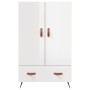 Hochglänzendes Sideboard aus weißem Holzwerkstoff, 69,5 x 31 x 115 cm von vidaXL, Sideboards - Ref: Foro24-828206, Preis: 91,...