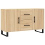 Sideboard aus Sonoma-Eichenholzwerkstoff, 100 x 36 x 60 cm von vidaXL, Sideboards - Ref: Foro24-828199, Preis: 94,27 €, Rabat...