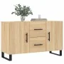 Aparador de madera de ingeniería roble Sonoma 100x36x60 cm de vidaXL, Aparadores - Ref: Foro24-828199, Precio: 90,17 €, Descu...