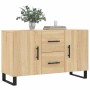 Sideboard aus Sonoma-Eichenholzwerkstoff, 100 x 36 x 60 cm von vidaXL, Sideboards - Ref: Foro24-828199, Preis: 94,27 €, Rabat...