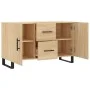 Aparador de madera de ingeniería roble Sonoma 100x36x60 cm de vidaXL, Aparadores - Ref: Foro24-828199, Precio: 90,17 €, Descu...