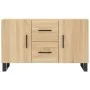 Aparador de madera de ingeniería roble Sonoma 100x36x60 cm de vidaXL, Aparadores - Ref: Foro24-828199, Precio: 90,17 €, Descu...