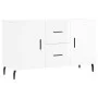 Glossy white engineered wood sideboard 100x36x60 cm by vidaXL, Sideboards - Ref: Foro24-828190, Price: 118,88 €, Discount: %