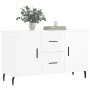Glossy white engineered wood sideboard 100x36x60 cm by vidaXL, Sideboards - Ref: Foro24-828190, Price: 118,88 €, Discount: %
