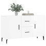 Hochglanzweißes Sideboard aus Holzwerkstoff, 100 x 36 x 60 cm von vidaXL, Sideboards - Ref: Foro24-828190, Preis: 120,77 €, R...