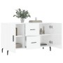 Hochglanzweißes Sideboard aus Holzwerkstoff, 100 x 36 x 60 cm von vidaXL, Sideboards - Ref: Foro24-828190, Preis: 120,77 €, R...