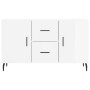 Glossy white engineered wood sideboard 100x36x60 cm by vidaXL, Sideboards - Ref: Foro24-828190, Price: 120,77 €, Discount: %