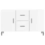 Glossy white engineered wood sideboard 100x36x60 cm by vidaXL, Sideboards - Ref: Foro24-828190, Price: 118,88 €, Discount: %