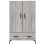 Tall Sonoma gray engineered wood sideboard 69.5x31x115 cm by vidaXL, Sideboards - Ref: Foro24-828242, Price: 94,09 €, Discoun...