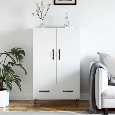 Aparador alto madera de ingeniería blanco 69,5x31x115 cm de vidaXL, Aparadores - Ref: Foro24-828228, Precio: 85,91 €, Descuen...