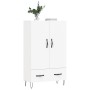 Hohes Sideboard aus weißem Holzwerkstoff, 69,5 x 31 x 115 cm von vidaXL, Sideboards - Ref: Foro24-828228, Preis: 86,95 €, Rab...
