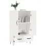 Aparador alto madera de ingeniería blanco 69,5x31x115 cm de vidaXL, Aparadores - Ref: Foro24-828228, Precio: 85,91 €, Descuen...