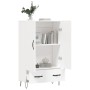 Hohes Sideboard aus weißem Holzwerkstoff, 69,5 x 31 x 115 cm von vidaXL, Sideboards - Ref: Foro24-828228, Preis: 86,95 €, Rab...