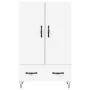 Aparador alto madera de ingeniería blanco 69,5x31x115 cm de vidaXL, Aparadores - Ref: Foro24-828228, Precio: 85,91 €, Descuen...