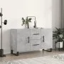 Concrete gray engineered wood sideboard 100x36x60 cm by vidaXL, Sideboards - Ref: Foro24-828200, Price: 122,20 €, Discount: %