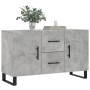 Concrete gray engineered wood sideboard 100x36x60 cm by vidaXL, Sideboards - Ref: Foro24-828200, Price: 124,46 €, Discount: %