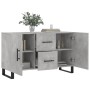Concrete gray engineered wood sideboard 100x36x60 cm by vidaXL, Sideboards - Ref: Foro24-828200, Price: 124,46 €, Discount: %